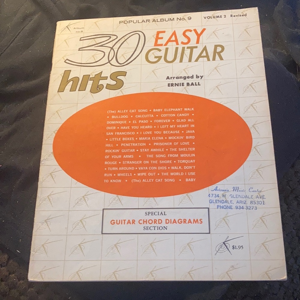 Vintage 30 easy guitar hits